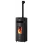 Justus Pelletofen Norta Stahl Schwarz 8 kW mit Automatik