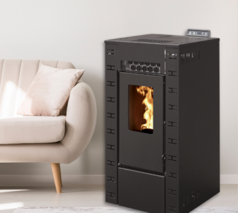 EMAFLAM DALA Pelletofen – 7,92 kW – Schwarz – WLAN