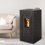 EMAFLAM DALA Pelletofen – 7,92 kW – Schwarz – WLAN