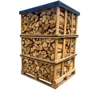 Kaminholz 50 cm – Palette mit 3 Ster – 100 % Laubholz – NF-zertifiziert
