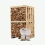 Buchenholz Séché – Chaleur Constante et Combustion de Qualité – Holzbox 1,8 m³